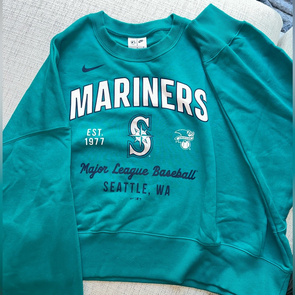 Teal Seattle Mariners Sweatshirt